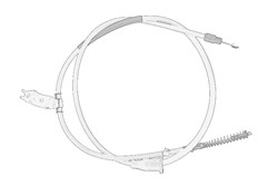 Handbrake cable OE CHRYSLER 52128510AI