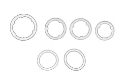 Oil radiator gasket set fits: CHRYSLER 300C, PACIFICA, TOWN & COUNTRY, VOYAGER V; DODGE CHALLENGER, CHARGER, GRAND, JOURNEY; FIAT FREEMONT; JEEP CHEROKEE, WRANGLER III 3.2-3.6LPG 09.10-
