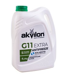 Жидкость радиатора, готовая, стандартн. (тип G11) AKVILON AKVILON ANT EXT GRE 4.3KG