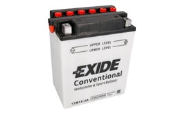Akumulator motocyklowy EXIDE 12N14-3A EXIDE 12V 14Ah 130A P+_1
