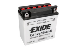 Akumulators EXIDE 12N7-3B EXIDE 12V 7Ah 75A (135x75x133)_1
