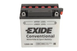 Akumulator motocyklowy EXIDE 12N9-3B EXIDE 12V 9Ah 85A P+_2