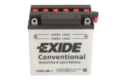 Akumulator motocyklowy EXIDE 12N9-4B-1 EXIDE 12V 9Ah 85A L+_2
