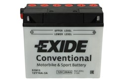 Akumulator motocyklowy EXIDE 12Y16A-3A 51913 EXIDE 12V 20Ah 210A P+_2