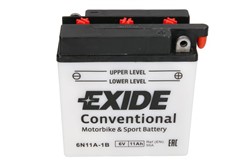 Akumulator motocyklowy EXIDE 6N11A-1B EXIDE 6V 11Ah 95A P+_2