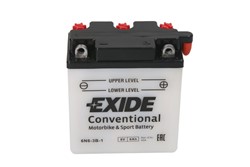 Akumulator motocyklowy EXIDE 6N6-3B-1 EXIDE 6V 6Ah 40A P+_2