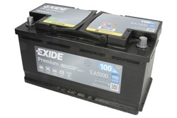 Akumuliatorius EXIDE EA1000 12V 100Ah 900A D+