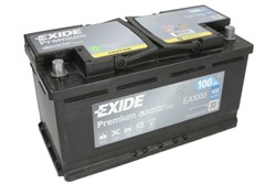 Batería de Coche/Vehículo Exide Premium EA1000. 12V - 100Ah 100/900A (Caja  L5) - Baterías Por Un Tubo