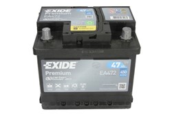 Akumulators EXIDE PREMIUM EA472 12V 47Ah 450A (207x175x175)_2