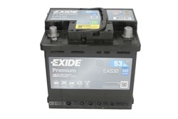 Akumulators EXIDE PREMIUM EA530 12V 53Ah 540A (207x175x190)_2