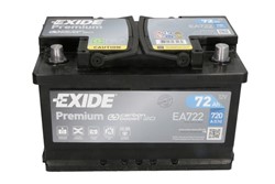 Akumulators EXIDE PREMIUM EA722 12V 72Ah 720A (278x175x175)_2