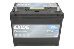 Akumulators EXIDE PREMIUM EA754 12V 75Ah 630A (270x173x222)_2