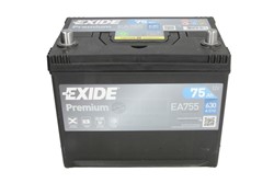 Akumulators EXIDE PREMIUM EA755 12V 75Ah 630A (270x173x222)_2