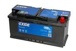 Akumulators EXIDE EXCELL EB1100 12V 110Ah 850A (392x175x190)_0