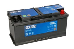 Akumulators EXIDE EXCELL EB1100 12V 110Ah 850A (392x175x190)_1