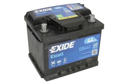 Exide Excell 12V 44Ah 420A/EN EB442 Autobatterie Exide. TecDoc: .