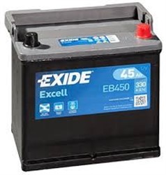 Akumuliatorius EXIDE EB450 12V 45Ah 330A D+