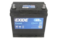 Akumulators EXIDE EXCELL EB451 12V 45Ah 330A (220x135x225)_2
