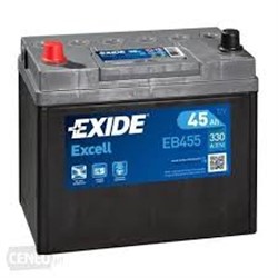 Akumuliatorius EXIDE EB455 12V 45Ah 330A K+