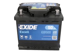 Akumulators EXIDE EXCELL EB500 12V 50Ah 450A (207x175x190)_2