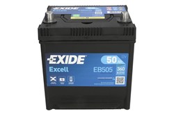 Akumulators EXIDE EXCELL EB505 12V 50Ah 360A (200x173x222)_2