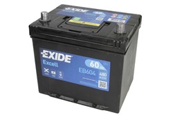 Akumulators EXIDE EXCELL EB604 12V 60Ah 480A (230x173x222)