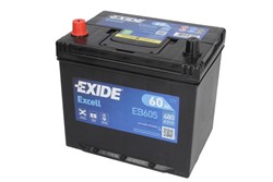 Akumulators EXIDE EXCELL EB605 12V 60Ah 480A (230x173x222)_0