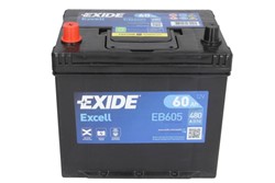 Akumulators EXIDE EXCELL EB605 12V 60Ah 480A (230x173x222)_2
