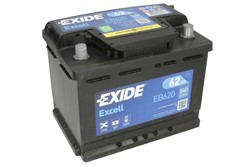 Akumulators EXIDE EXCELL EB620 12V 62Ah 540A (242x175x190)_1