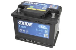Akumulators EXIDE EXCELL EB621 12V 62Ah 540A (242x175x190)_0