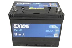 Akumulators EXIDE EXCELL EB704 12V 70Ah 540A (270x173x222)_2