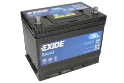 Akumulators EXIDE EXCELL EB705 12V 70Ah 540A (270x173x222)_1