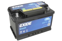 Akumulators EXIDE EXCELL EB712 12V 71Ah 670A (278x175x175)_1