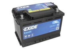 Akumulators EXIDE EXCELL EB740 12V 74Ah 680A (278x175x190)_1