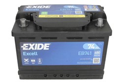 Akumulators EXIDE EXCELL EB741 12V 74Ah 680A (278x175x190)_2