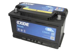 Akumuliatorius EXIDE EB800 12V 80Ah 640A D+