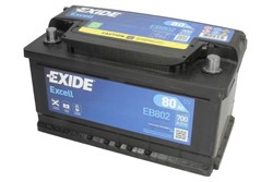 Akumulators EXIDE EXCELL EB802 12V 80Ah 700A (315x175x175)_0