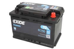 Akumulators EXIDE CLASSIC EC700 12V 70Ah 640A (278x175x190)_0