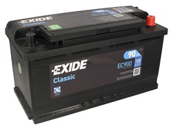 Akumulators EXIDE CLASSIC EC900 12V 90Ah 720A (353x175x190)_1