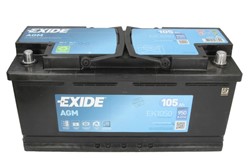 Auto akumulators EXIDE START&STOP AGM EK1050 12V 105Ah 950A EK1050 (392x175x190)_2