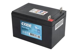 Akumulators EXIDE AGM; AUXILIARY EK143 12V 14Ah 80A (150x100x100)_0
