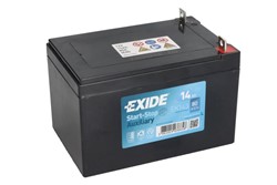 Akumulators EXIDE AGM; AUXILIARY EK143 12V 14Ah 80A (150x100x100)_1