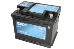 Akumuliatorius EXIDE EK600 12V 60Ah 680A D+