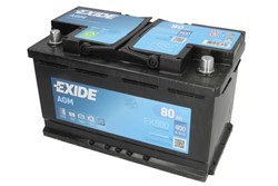 Auto akumulators EXIDE START&STOP AGM EK800 12V 80Ah 800A EK800 (315x175x190)