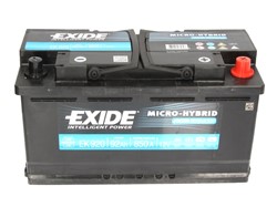 Akumuliatorius EXIDE EK920 12V 92Ah 850A D+_2