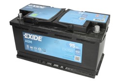 Auto akumulators EXIDE START&STOP AGM EK950 12V 95Ah 850A EK950 (353x175x190)