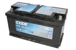 Akumulator 100Ah 850A P+ (efb/rozruchowy)