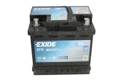 Akumulators EXIDE START&STOP EFB EL550 12V 55Ah 540A (207x175x190)_2