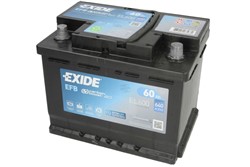 Akumulators EXIDE START&STOP EFB EL600 12V 60Ah 640A (242x175x190)