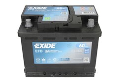 Стартерная аккумуляторная батарея EXIDE EL600_2
